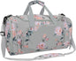 MOSISO Sports Duffel Peony Gym Bag with Shoe Compartment for Men/Women Dance Travel Weekender