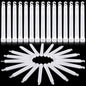 Shappy 30 Pcs 6 Inch Glow Sticks with 12 Hour Duration Bright Emergency Light Sticks for Camping Hiking Activities Glowsticks for Party Bulk Accessories
