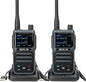 Retevis RB17P GMRS Handheld Radio,30 CH Long Range Walkie Talkie for Adults,SOS Siren,NOAA Weather Receiver Scan,2200mAh Rechargeable Two Way Radios for Off Road Camping Hiking (2 Pack)