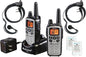 Midland – LXT600VP4 Portable Two-Way Radio – Pair of LXT600 FRS Radios with Headset Family Radio Walkie-Talkie – NOAA Weather Alert- Deli Cafes and Restaurants – Up to 30 Mile Range 2 Pack