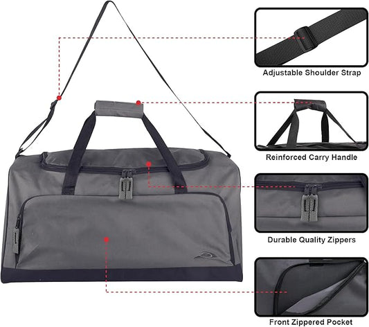 Lightweight Canvas Duffle Bags for Men & Women For Traveling, the Gym, and as Sports Equipment Bag/Organizer