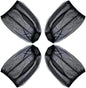 Suitable for Men and Women Outdoor Fishing Hiking Camping Mountaineering Anti-bee Anti-Mosquito Head Net Veil Masks(4pcs) Black