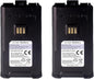 BAOFENG 2 Pack UV-5RM Battery 2500mAh Enlarge Capacity for UV-5RH Two Way Radio USB-C Charging 7.4V BL-5RH Li-ion Battery Replacement GM-5RH Walkie Talkie Accessories