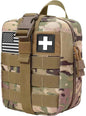 Molle First Aid Pouch Empty Medical Bag IFAK Tactical Rip-Away Pouches Small Bug Out Bags Trauma Medic Bag