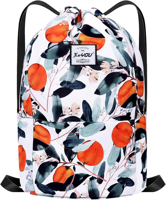 XEYOU Drawstring Sports Backpack Lightweight Gym Yoga Sackpack Shoulder Rucksack Casual Outdoor Daypack for Women and Men