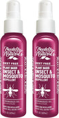Shine Like Sable Deet-Free Insect & Mosquito Repellent 2 Pack 8oz – Kid & Pet-Safe, Pleasant Insect Repellent w/Lemongrass Oil - Insect Repellent Against Mosquitoes, Gnats, Black Flies, & No-See-ums
