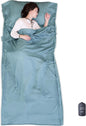 100% Silk Sleep Sack with All Around Zippers, 87”x43” Large Sleeping Sheets for Hotels, Travel & Camping, Multifunctional Travel Sheets (Unzipped:87”x87”) for Adults, Lightweight, All Season