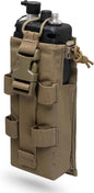 Tactical Radio Holster, Molle Radio Pouch Radio Holder of Single-Handed Operation for Duty Belt Vest Compatible with PRC 152/148 Mainstream Military Intercom Models