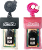 DRIPAC Waterproof Car Key FOB Case Waterproof Wallet Waterproof Holder Pouch For Key ID Badge Credit Card Money（Black+Pink）