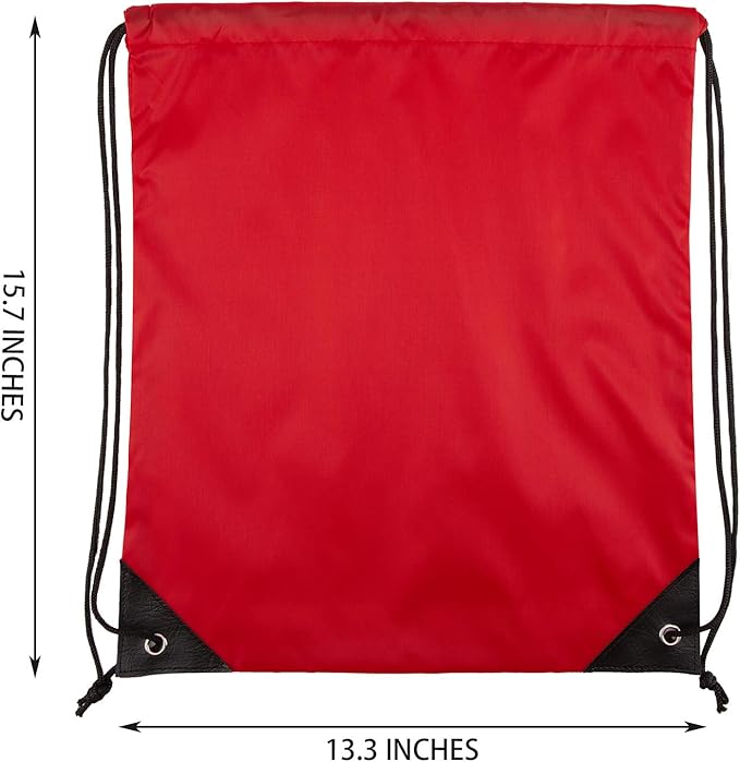 Vorspack Drawstring Backpack 20 Pieces for Party Gym Sport Trip