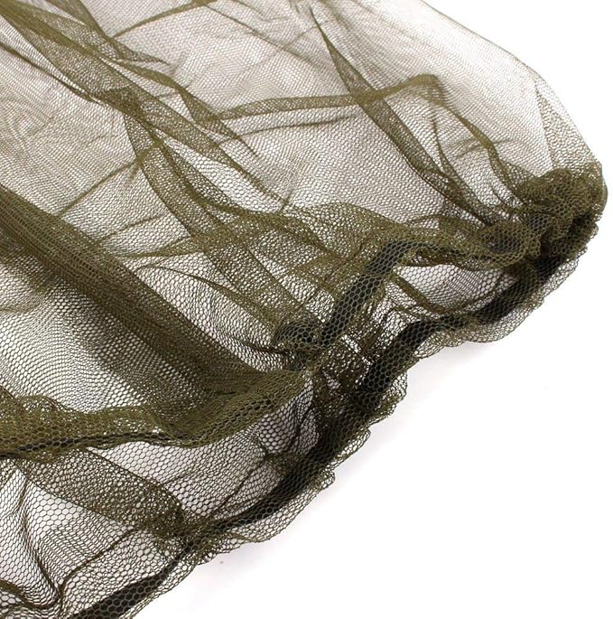 BORDSTRACT Mosquito Head Net Mesh, Mosquito Netting, Preventing Bugs Gnats Midges Biting, Face Neck Screen Net for Camping Fishing Hiking Outdoor Activities