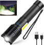 Rechargeable LED Flashlights High Lumens, 990000 Lumens Super Bright Flashlight with 7 Modes & Waterproof, Powerful Brightest Flash Light for Camping Home
