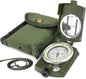 Military Compass, Hiking Compass for Survival with Lensatic Sighting, Luminous Navigation Compass Waterproof for Backpacking Orienteering Camping