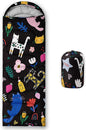 Camping Sleeping Bags,Mermaid Horse Butterfly Starry Sky 3 Season Warm & Cool Weather,Lightweight,Waterproof Sleeping Bags for Adults & Kids,Traveling,and Outdoors,Camping Gear Equipment