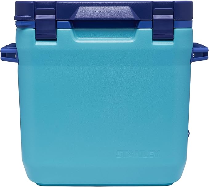 Stanley Adventure Outdoor Cooler 30 qt | Heavy Duty Outdoor Camping Cooler with Easy Carry Side Handles | 4 Days Cooling Ice Chest for 40 Cans | Flat Top Doubles as Seat | BPA-Free | Pool
