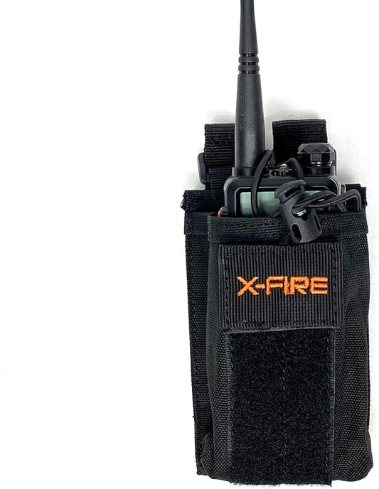X-FIRE® Compact Washable Portable Radio MOLLE Pouch or Duty Belt Holder