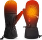 SNOW DEER Heated Gloves Electric Upgraded Men Women 7.4V Rechargeable Battery Gloves,Heated Motorcycle Glove Mittens