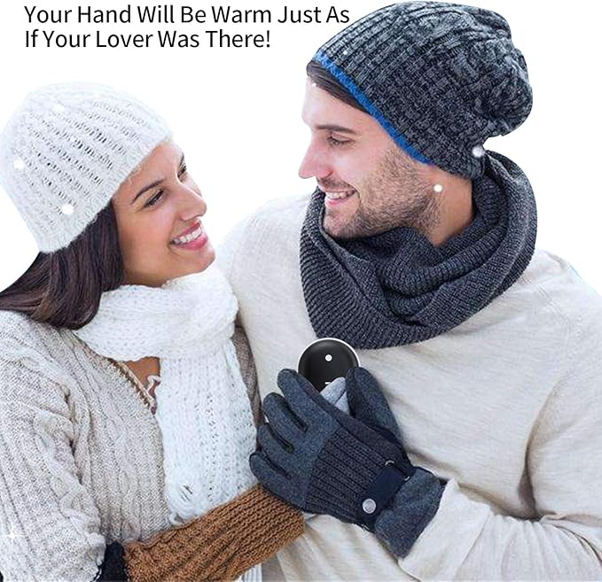 Karecel Hand Warmers Rechargeable, Electric Hand Warmer Reusable 5200mAh Portable USB Heater Battery Hot Pocket Warmer Heat Handwarmers, Cool Winter Gift for Men and Women Outdoor Camping Skiing