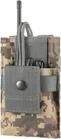 FRTKK Tactical Radio Holder Radio Holster Molle Radio Pouch Universal Radio Case Military Heavy Duty Radio Bag for Police Firefighter Two Ways Walkie Talkies Vest