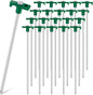 Shimeyao 10 Inch Tent Stakes Heavy Duty Camping Stakes Bulk Galvanized Non Rust Tent Pegs Metal Camping Spikes for Outdoor Camping Pitching Canopy