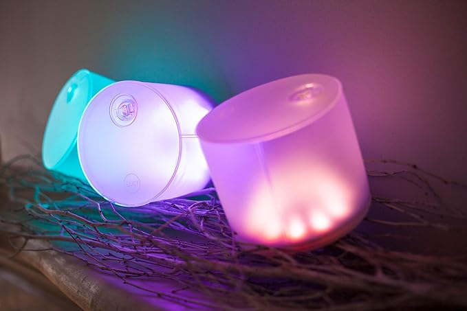 MPOWERD Luci Color Essence: Solar Inflatable Lantern with 8 Pastel Color Options, 15 Lumens LEDs, Matte Finish, Lasts Up to 6 hrs, Rechargeable via Solar, Waterproof, Indoor/Outdoor Decorating