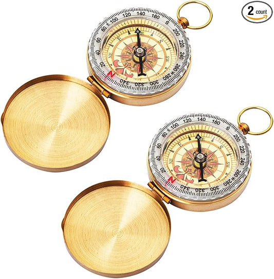 Posinly Advanced Orienteering Compass - Survival Whistle, Map Reading Field Compass for Camping, Hiking & Navigation, Great for Kids