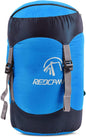 REDCAMP Nylon Compression Stuff Sack, 10L/17L/27L/40L Lightweight Sleeping Bag Compression Sack Great for Backpacking, Hiking and Camping,Blue/Yellow/Army Green/Black