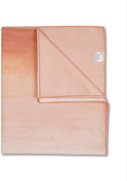 Microfiber Towel - for Beach, Yoga, Sports, Camping, Travel - Quick Dry, Reversible, Non-Slip, Sweat Absorbent, Oversize Comes with a Travel Bag - 72x30 Inch Towel (Pastel Moon Landing)