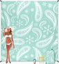 Beach Blanket, Sandproof Beach Mat, Waterproof Quick Drying Lightweight Outdoor Aztec Picnic Mat 79" X 83"/120"x108" for 2-8 Adults for Travel, Camping, Hiking