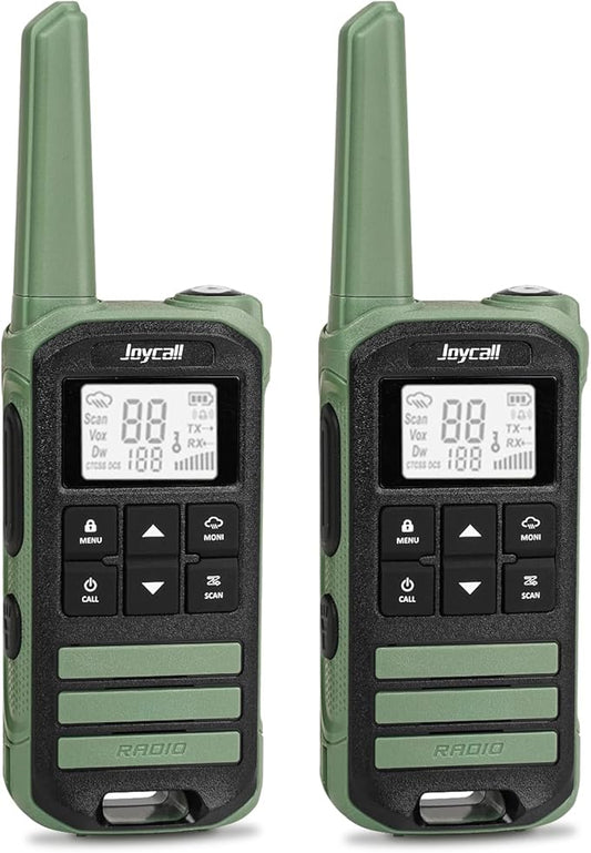 Walkie Talkies Long Range for Adult with Noaa Weather Alert Portable Walkie Talkies Rechargeable 22 Modifiable FRS Two Way Radios with Charger Cable &1400mAh Li-ion Battery