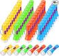 Mini Flashlight Keychain Assorted Colors Mini Toy Flashlight Small Party Flashlight Tiny LED Flashlight for Kids Adults Hiking Camping Party Favors Goody Bag Fillers Prizes, 4 Colors (48 Pcs)