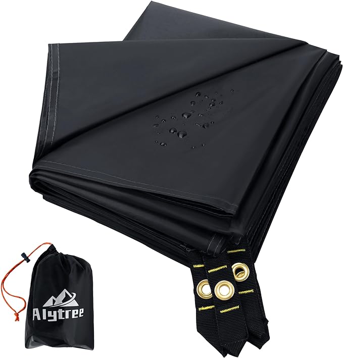 Ultralight Tent Footprint, Waterproof Camping Tent Tarp with Floor Saver, 108''x 108'' Camping Tarp Ground Cover for Hiking, Backpacking - Storage Bag Included