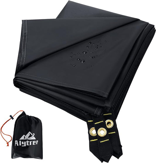 Ultralight Tent Footprint, Waterproof Camping Tent Tarp with Floor Saver, 108''x 108'' Camping Tarp Ground Cover for Hiking, Backpacking - Storage Bag Included