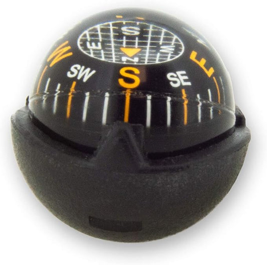 Sun Company ZiprComp - Micro Ball Compass with Lanyard | Zipper Pull Compass for Jacket, Parka, or Pack