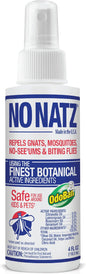 No Natz Botanical Bug Repellant, Effective for Gnat, Mosquito, and Biting Flies, Hand-Crafted and DEET-Free, Non-Greasy Formula, 4 Ounce Spray Bottle