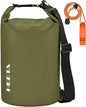 HEETA Waterproof Dry Bag for Women Men(Upgraded Version) 5L/10L/20L/30L/40L Roll Top Lightweight Dry Storage Bag Backpack with Emergency Whistle for Travel, Swimming, Boating, Kayaking, Camping, Beach
