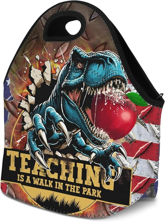 Neoprene Lunch Bags Thermal Insulated Lunch Tote Bag Reusable Washable Neoprene Picnic Bag for Women Men