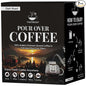 Hachidoori Single-Serve Portable Pour Over Drip Coffee – 7 Ready-to-Brew Packs with Ground Coffee & Filters | Fresh Coffee Anytime – Travel, Camping, Office.