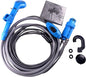 12V car cigarette lighter Portable shower electrical pump for Outdoor Camping Car washing dog cleaning blue