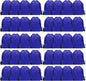 GoodtoU Drawstring Bags Bulk, 40 Pcs Cinch Gym Sackpack Drawstring Backpack for Women & Men, Blue