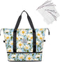 NPBAG Women Travel Duffel, Multi Functional Large Expandable Weekender Carry-on Tote, Gym Workout Overnight Bag, Mommy Hospital Bag for Labor and Delivery