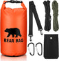 1 Set Bear Food Bag for Camping Ultralight Food Bag Hanging System Includes Waterproof Bear Bag, Nylon Ropes, Hooks for Camping Backpacking