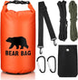 1 Set Bear Food Bag for Camping Ultralight Food Bag Hanging System Includes Waterproof Bear Bag, Nylon Ropes, Hooks for Camping Backpacking