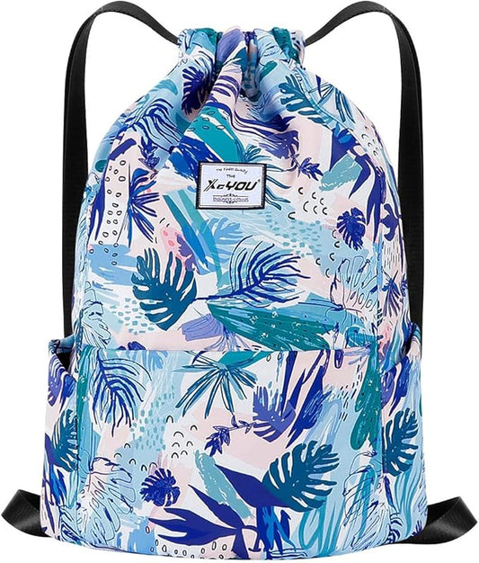 XEYOU Drawstring Sports Backpack Lightweight Gym Yoga Sackpack Shoulder Rucksack Casual Outdoor Daypack for Women and Men