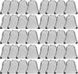 GoodtoU Drawstring Bags Bulk, 40 Pcs Draw String Bags Cinch Bag Drawstring Gym Bag Sackpack Drawstring Backpack for Women Men, White