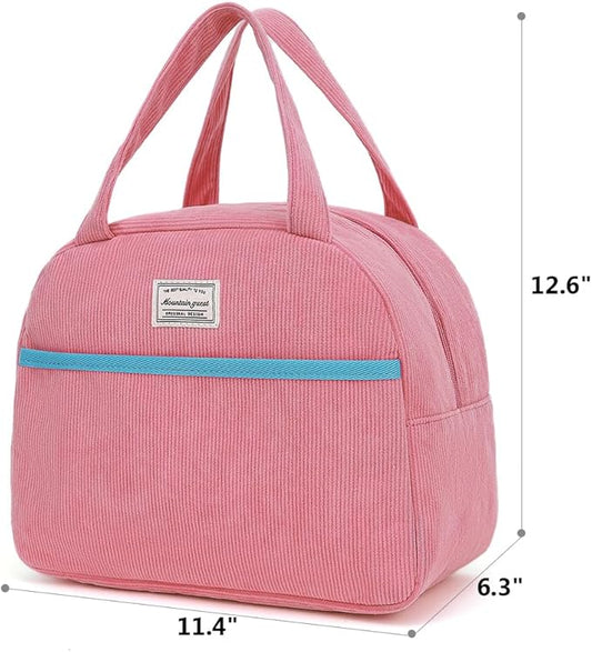 Lunch Bag Reusable Insulated Tote Lunch Bag for Women/Men Cooler Lunch Box Adult Water Resistant Work Picnic Beach or Travel