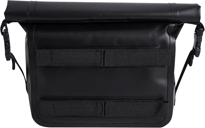 MOLLE Waterproof Dry Bag Compatible with YETI Bags, 3L Capacity Roll Top Dry Storage Bag Keeps Items Dry for Kayaking, Boating, Camping, Hiking, Fishing, Black