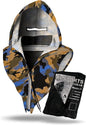 Green Camoflage, Fashion Hoodie with Internal Pockets