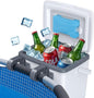 Pool Cooler, 13L Insulated Cooler Hard Cooler with Ice Crystal Box, Poolside Cooler Keeps Ice for up to 72 Hours, Portable Above Ground Pool Accessories, Pool Parties, Beach BBQ, Camping