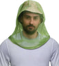 HENNCHEE Mosquito Head Net Mesh, Bug Net for Head, Extra Fine Holes Face Neck Protecting Net Outdoor Mosquito Proof with Carry Pouch